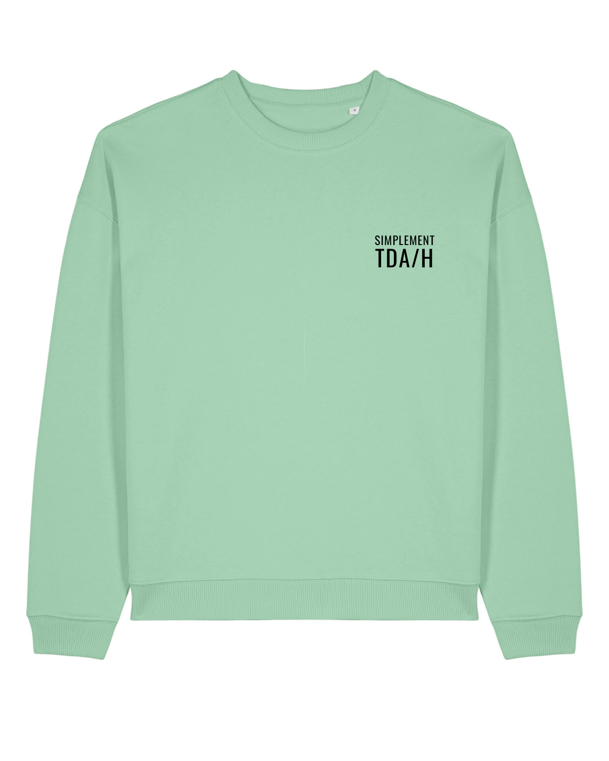 Sweat col rond oversize Radder 2.0 Vert jade