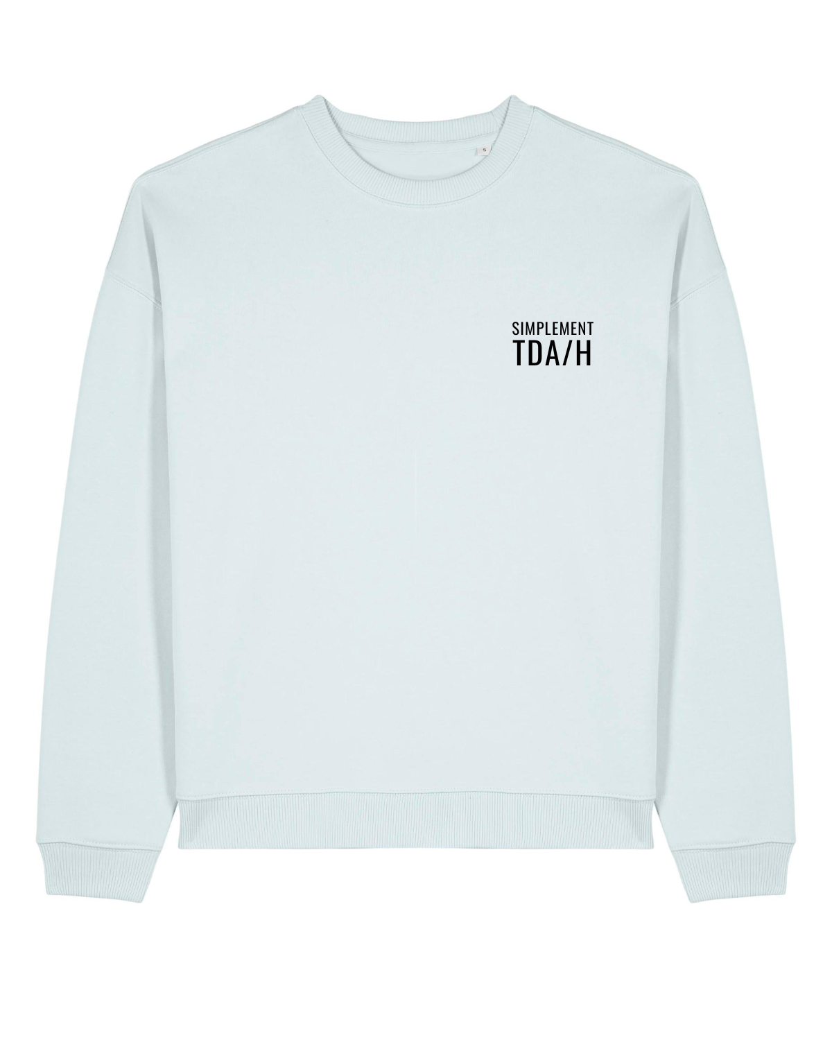 Sweat col rond oversize Radder 2.0 Bleu glace