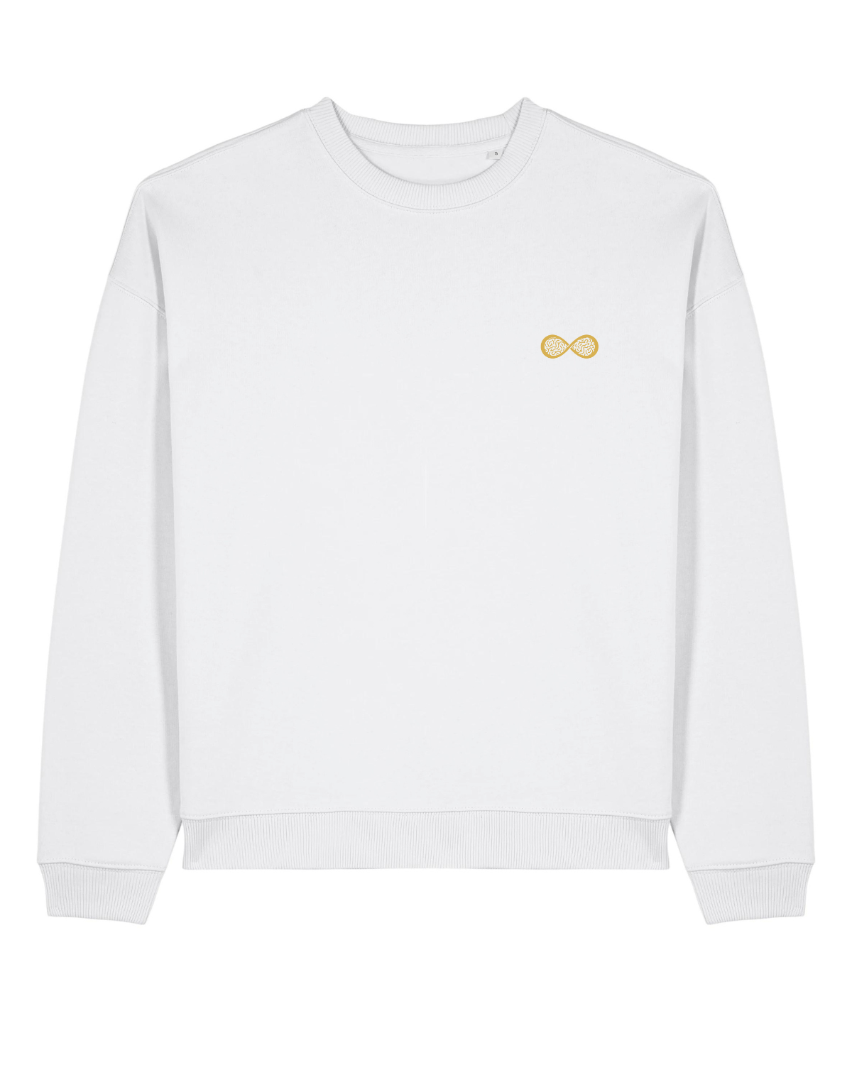Sweat col rond oversize Radder 2.0 Blanc
