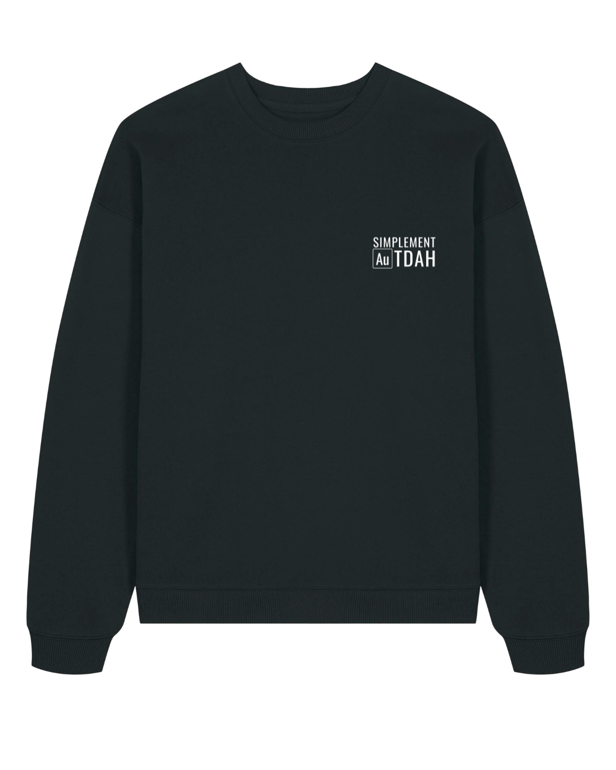Sweat col rond oversize Radder 2.0 Noir