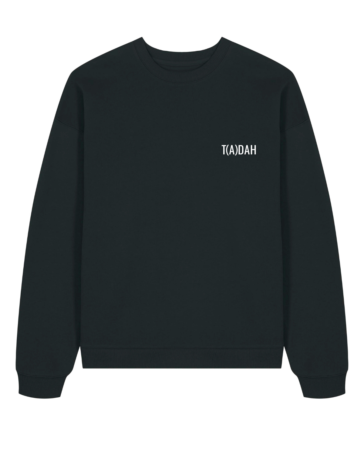 Sweat col rond oversize Radder 2.0 Noir