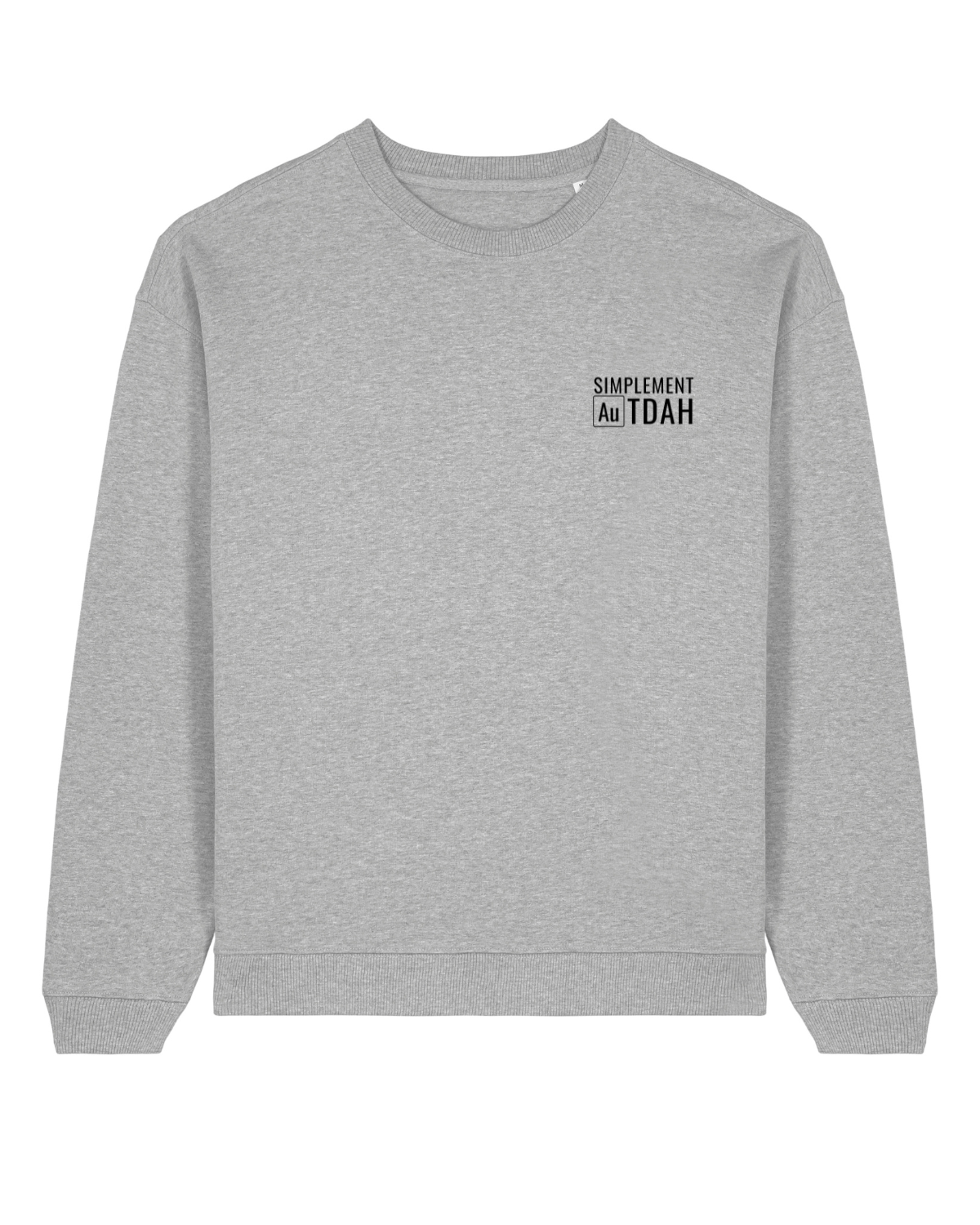 Sweat col rond oversize Radder 2.0 Gris chiné