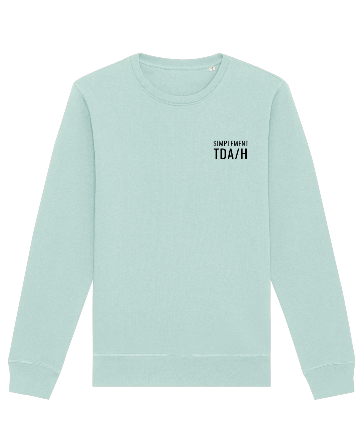 Sweat col rond Roller Bleu caraïbes