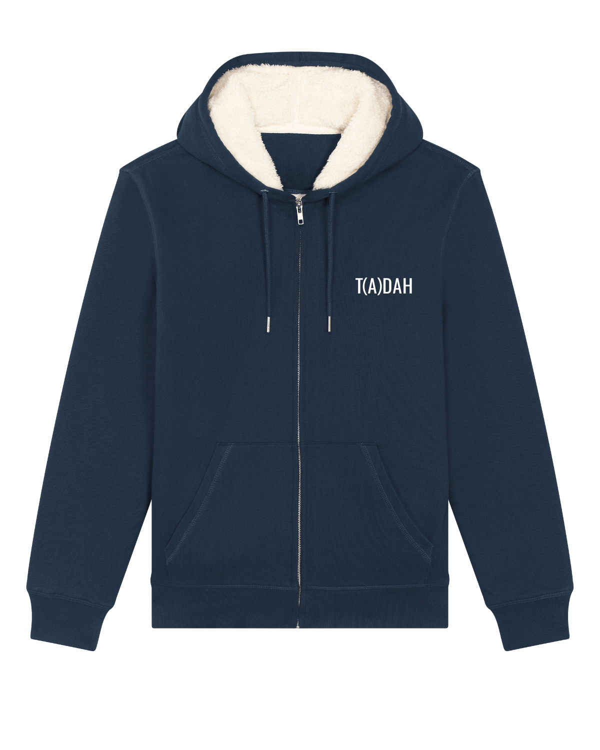 Sweat capuche avec fermeture Hygger Sherpa Bleu marine