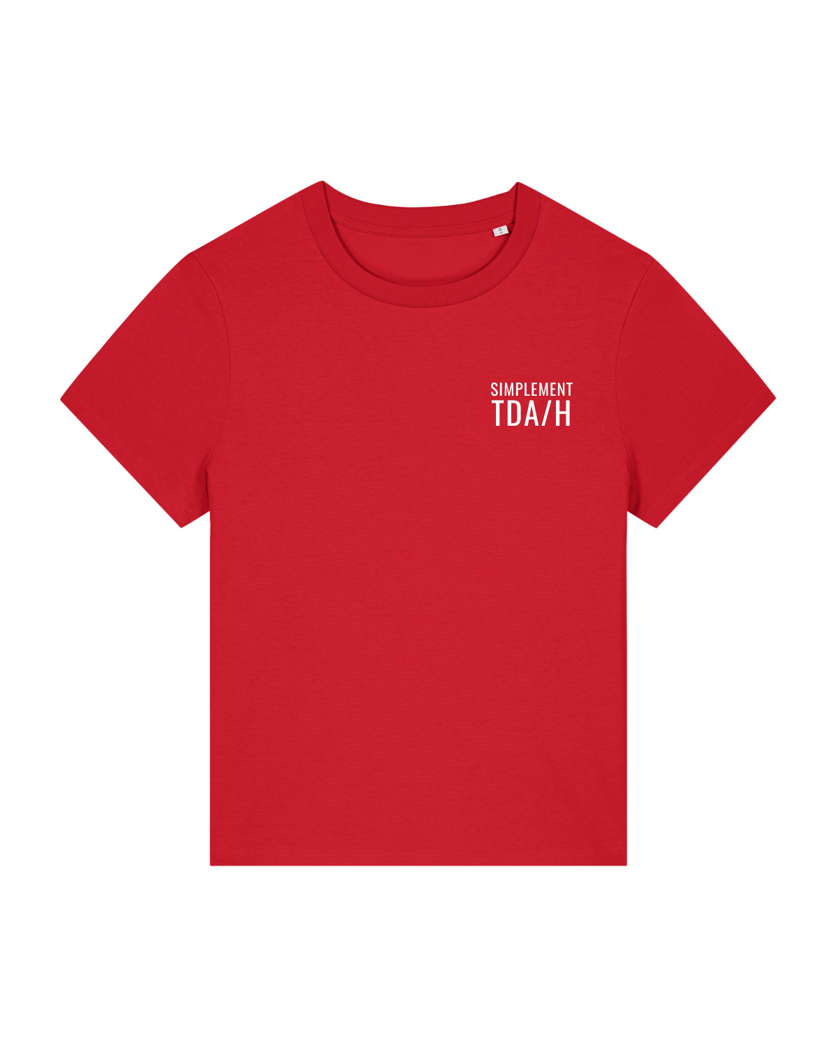 T-shirt femme col rond Stella Muser Rouge