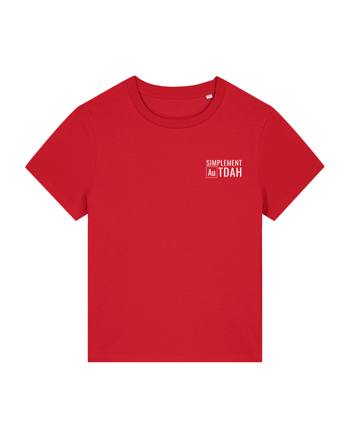 T-shirt femme col rond Stella Muser Rouge
