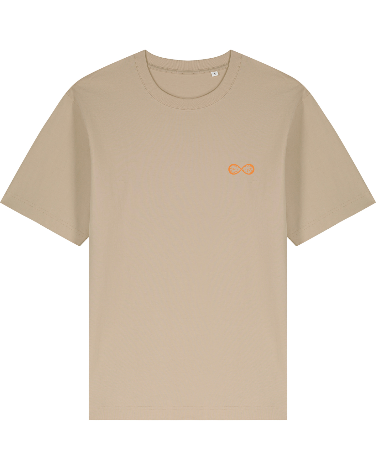 T-shirt unisexe lourd Freestyler Sable Clair