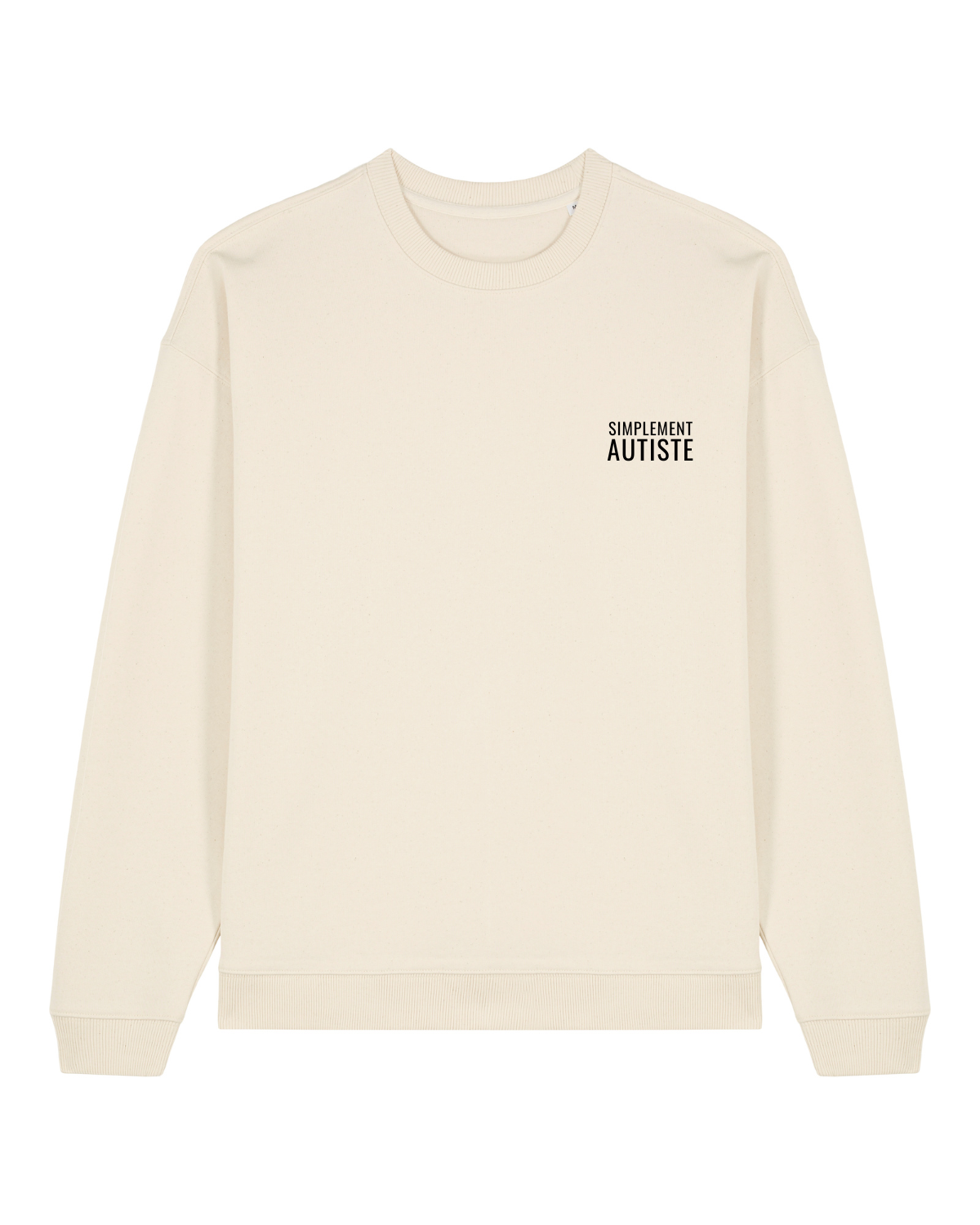 Sweat col rond oversize Radder 2.0 blanc Naturel