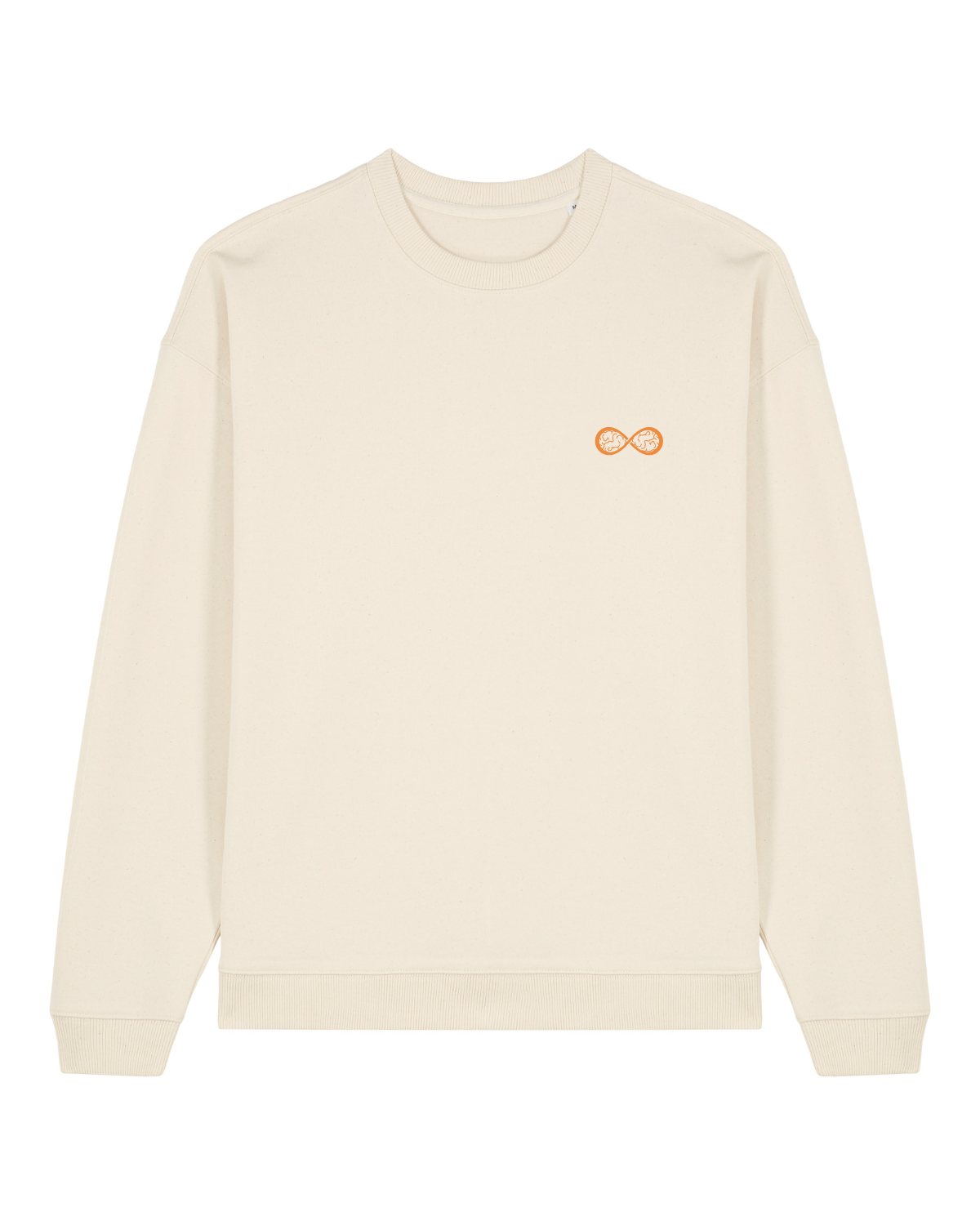 Sweat col rond oversize Radder 2.0 blanc Naturel