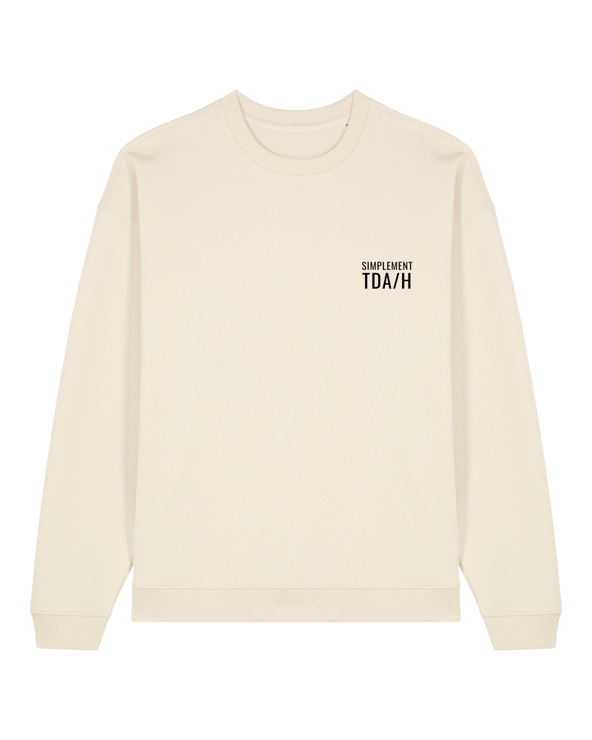 Sweat col rond oversize Radder 2.0 blanc Naturel
