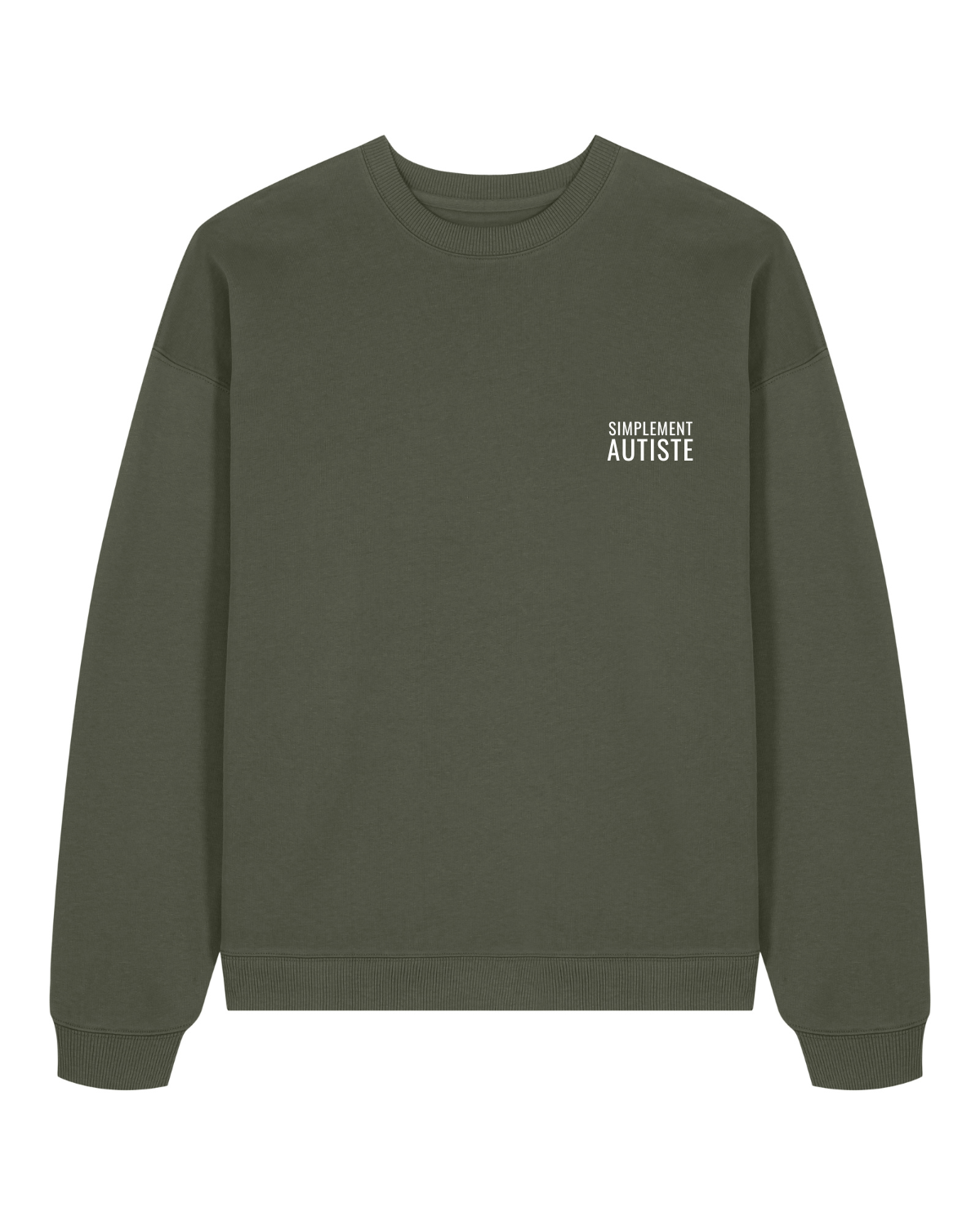 Sweat col rond oversize Radder 2.0 Kaki