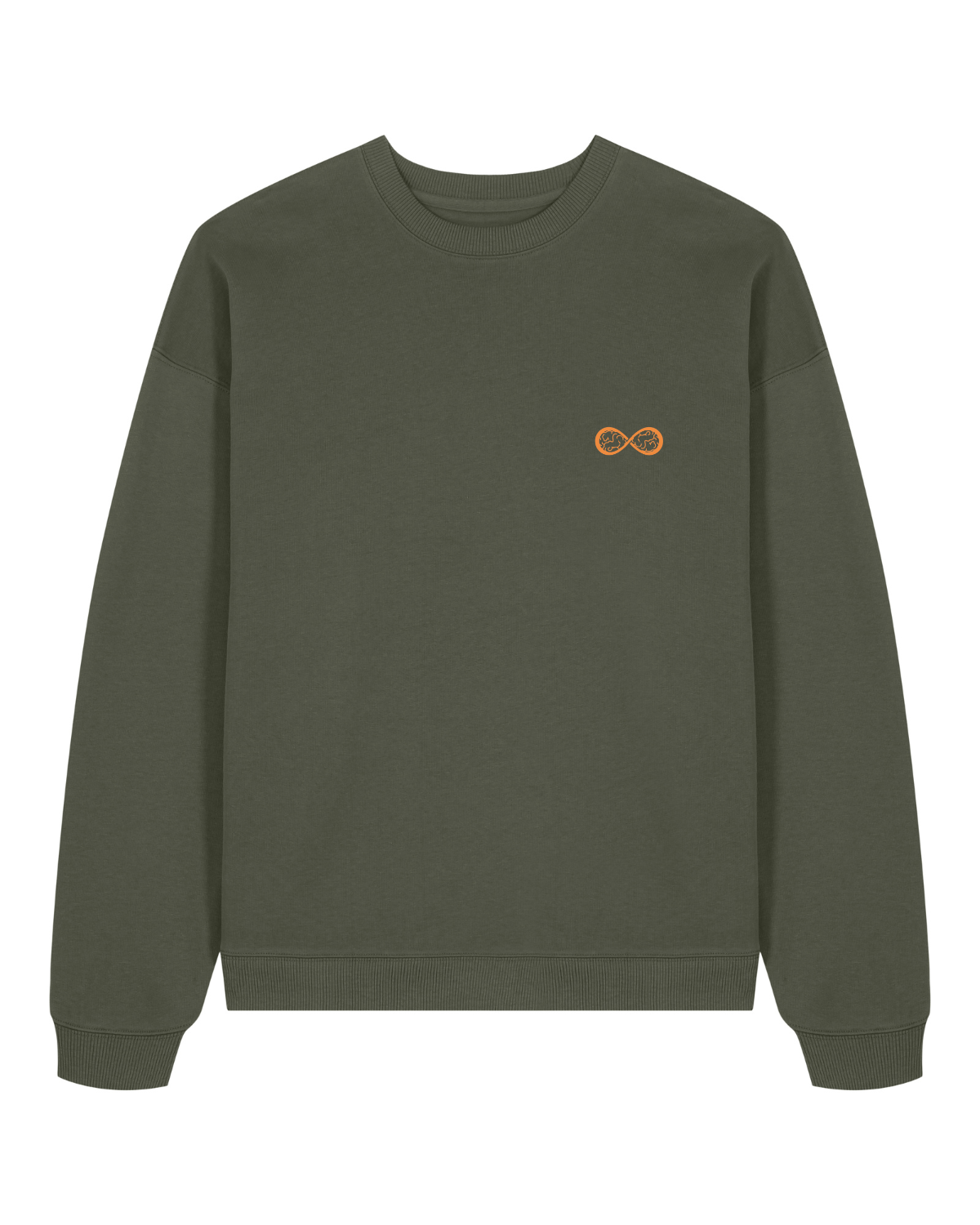 Sweat col rond oversize Radder 2.0 Kaki