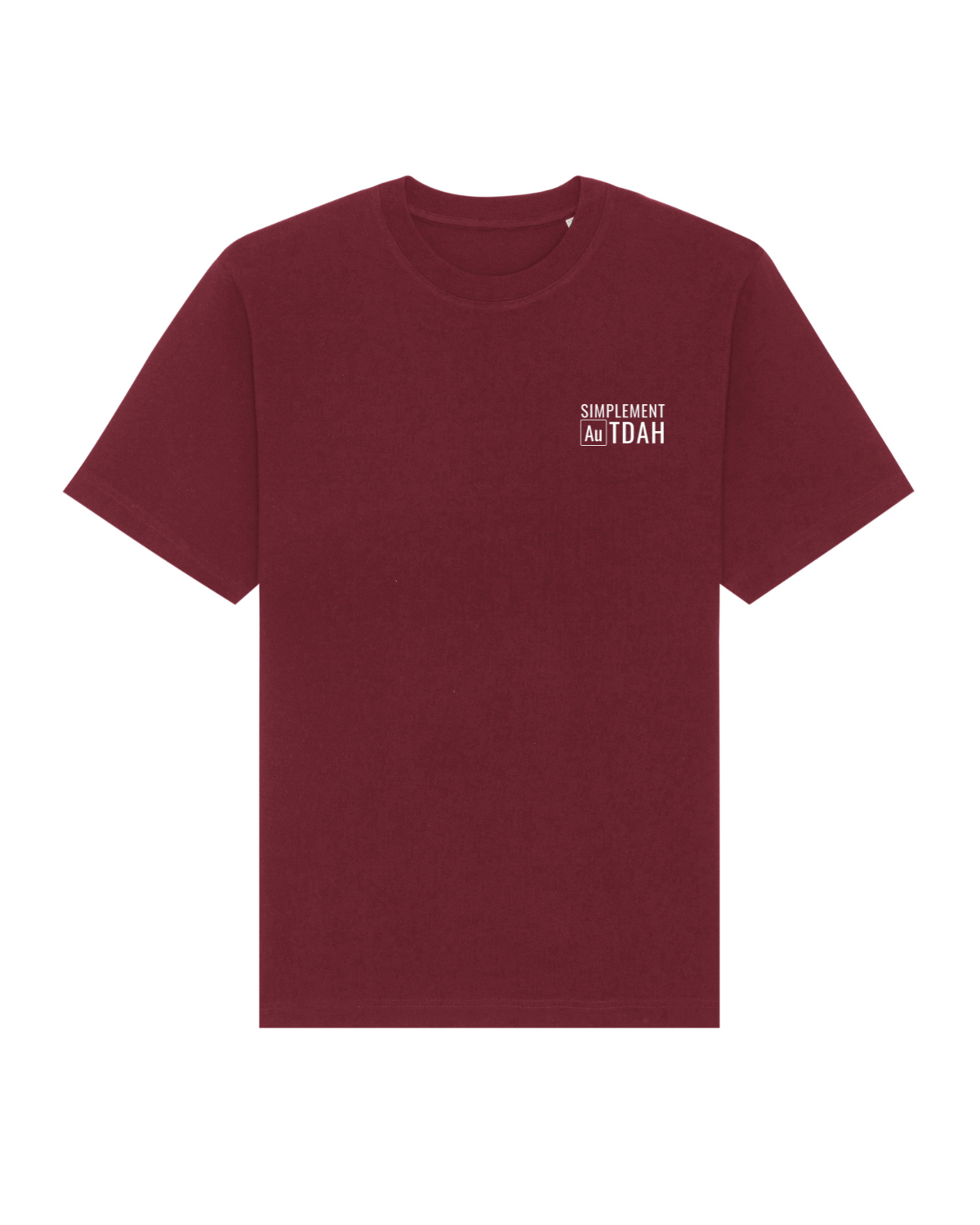 T-shirt unisexe lourd Freestyler Rouge Vin
