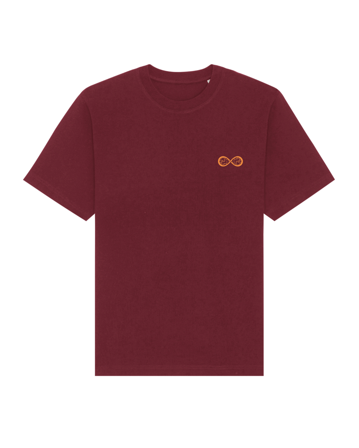 T-shirt unisexe lourd Freestyler Rouge Vin