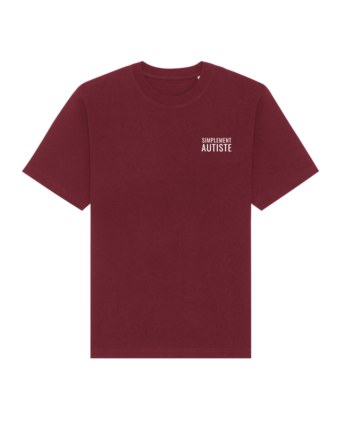 T-shirt unisexe lourd Freestyler Rouge Vin