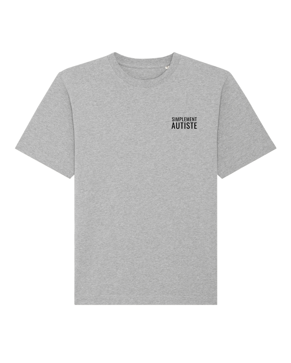T-shirt unisexe lourd Freestyler Gris Chiné Moyen