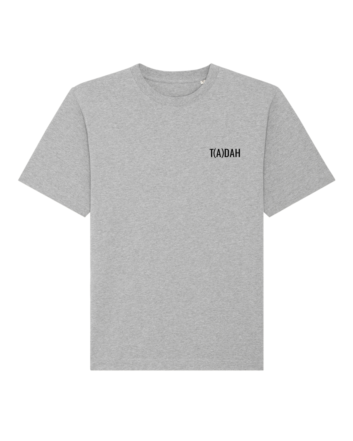 T-shirt unisexe lourd Freestyler Gris Chiné Moyen