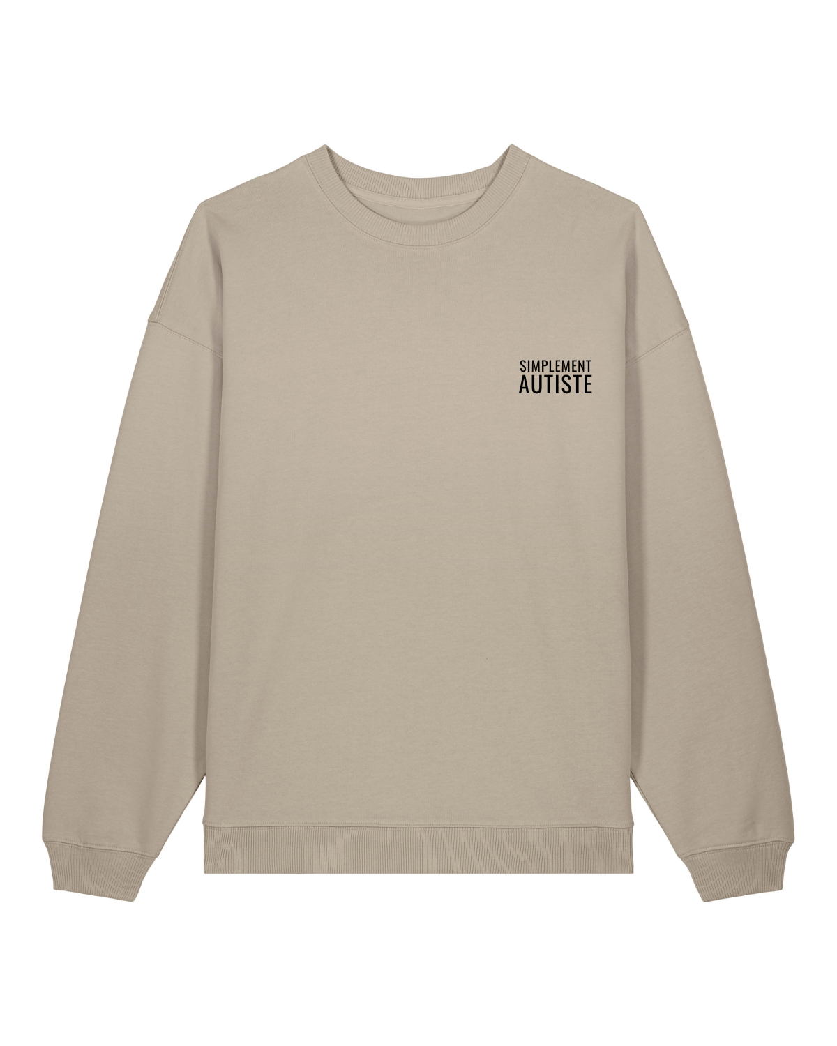 Sweat col rond oversize Radder 2.0 Stone