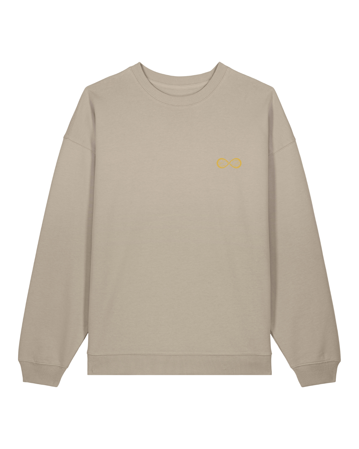 Sweat col rond oversize Radder 2.0 Stone