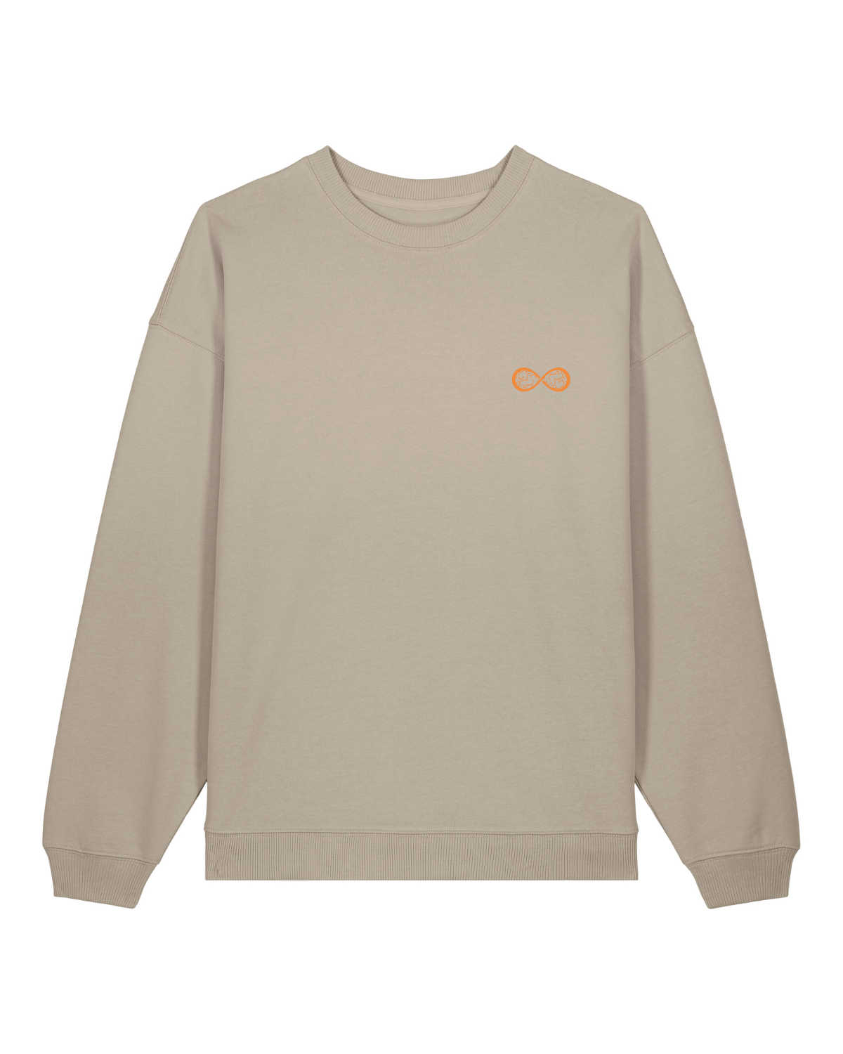 Sweat col rond oversize Radder 2.0 Stone
