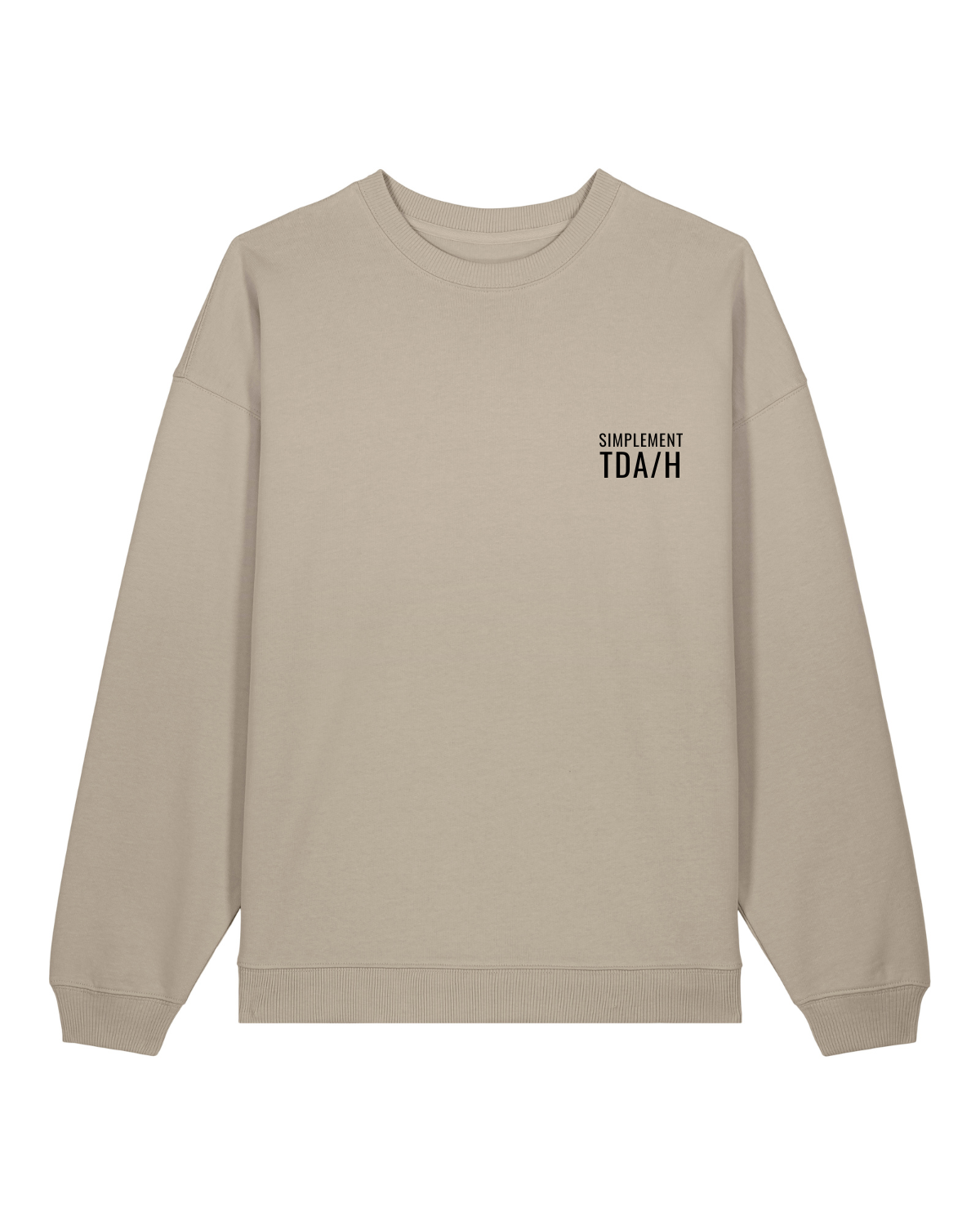 Sweat col rond oversize Radder 2.0 Stone
