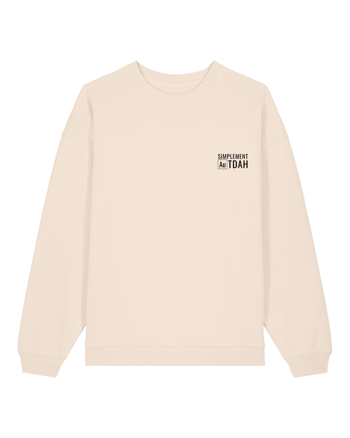 Sweat col rond oversize Radder 2.0 Crème