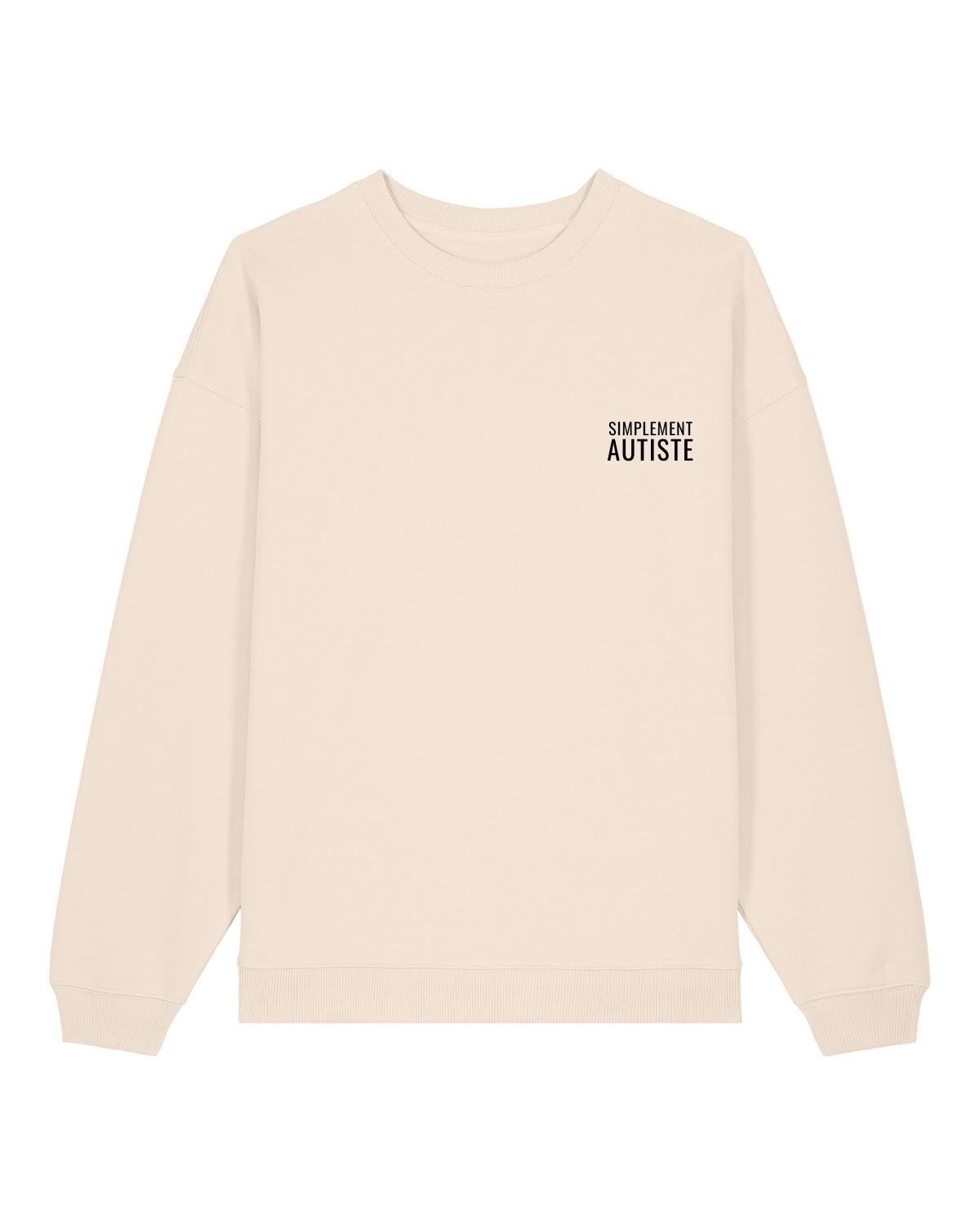 Sweat col rond oversize Radder 2.0 Crème