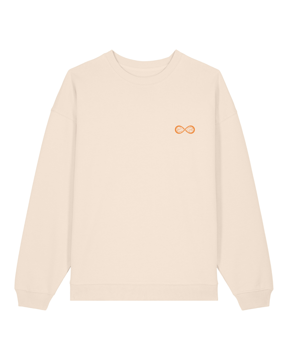 Sweat col rond oversize Radder 2.0 Crème