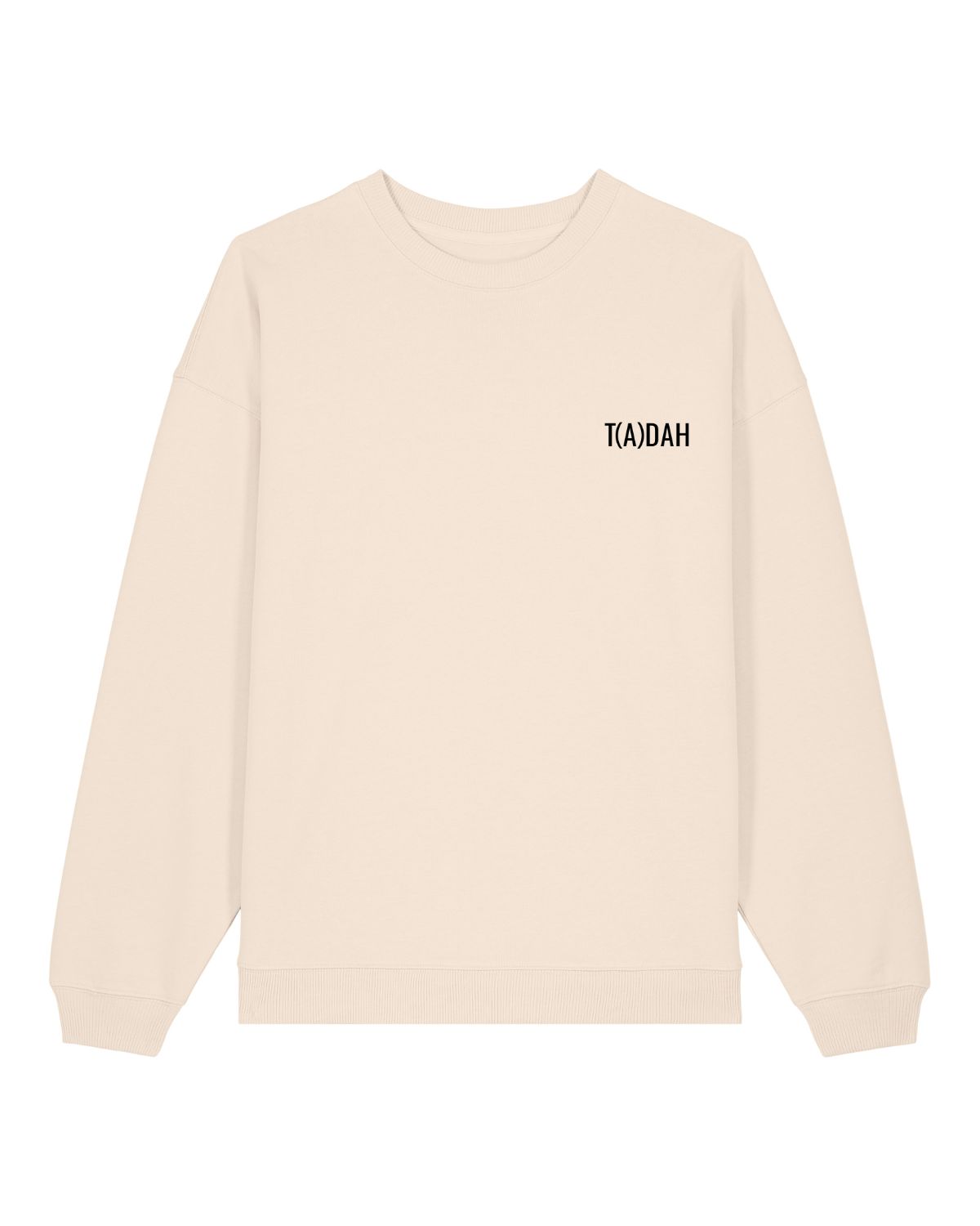 Sweat col rond oversize Radder 2.0 Crème