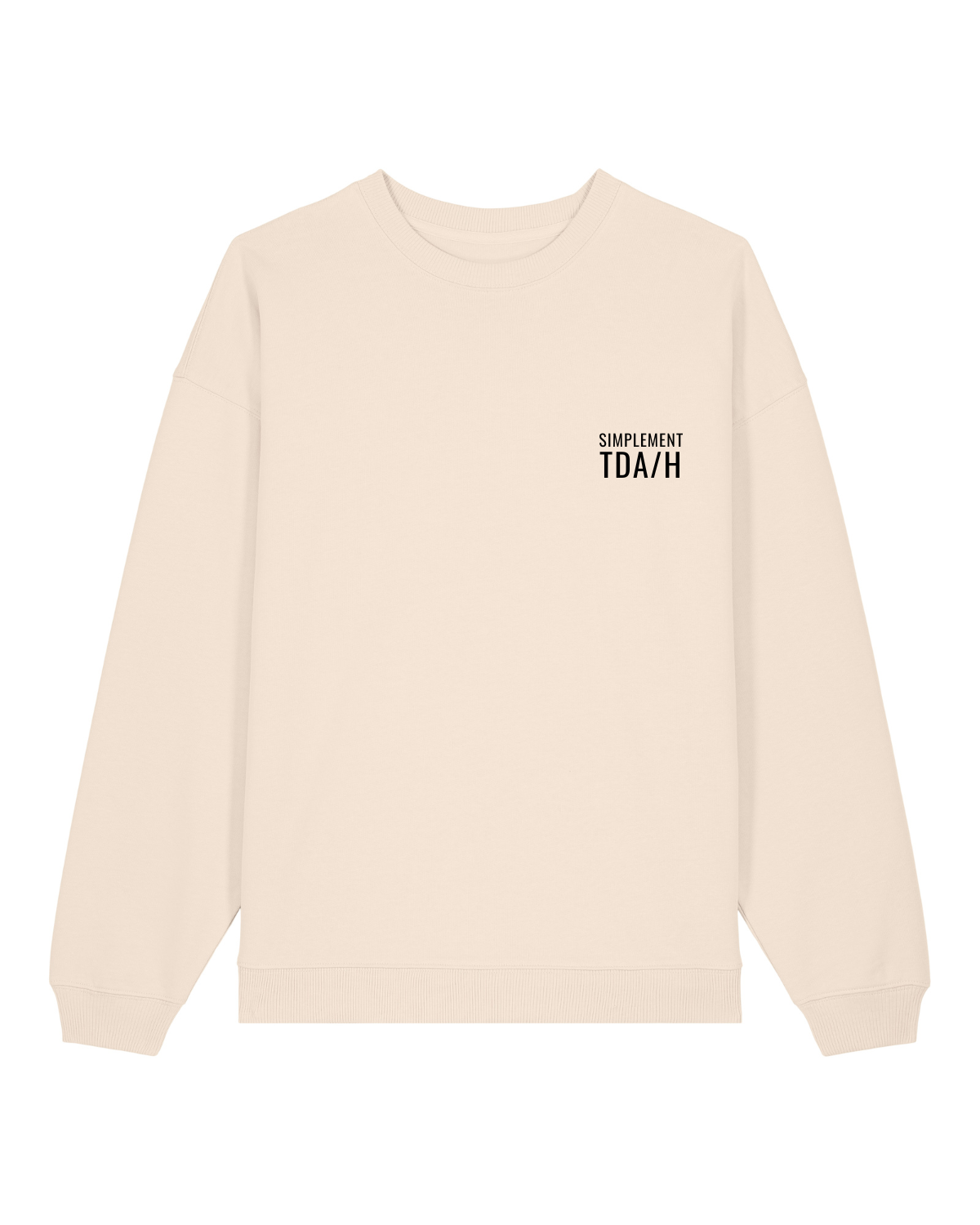 Sweat col rond oversize Radder 2.0 Crème