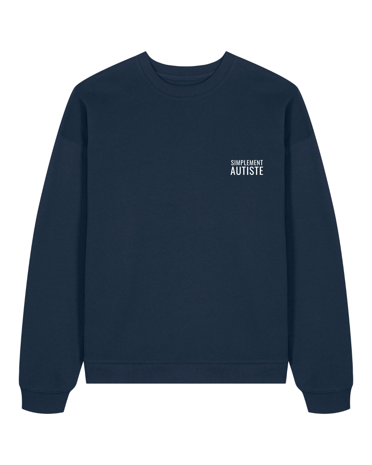 Sweat col rond oversize Radder 2.0 Bleu Marine