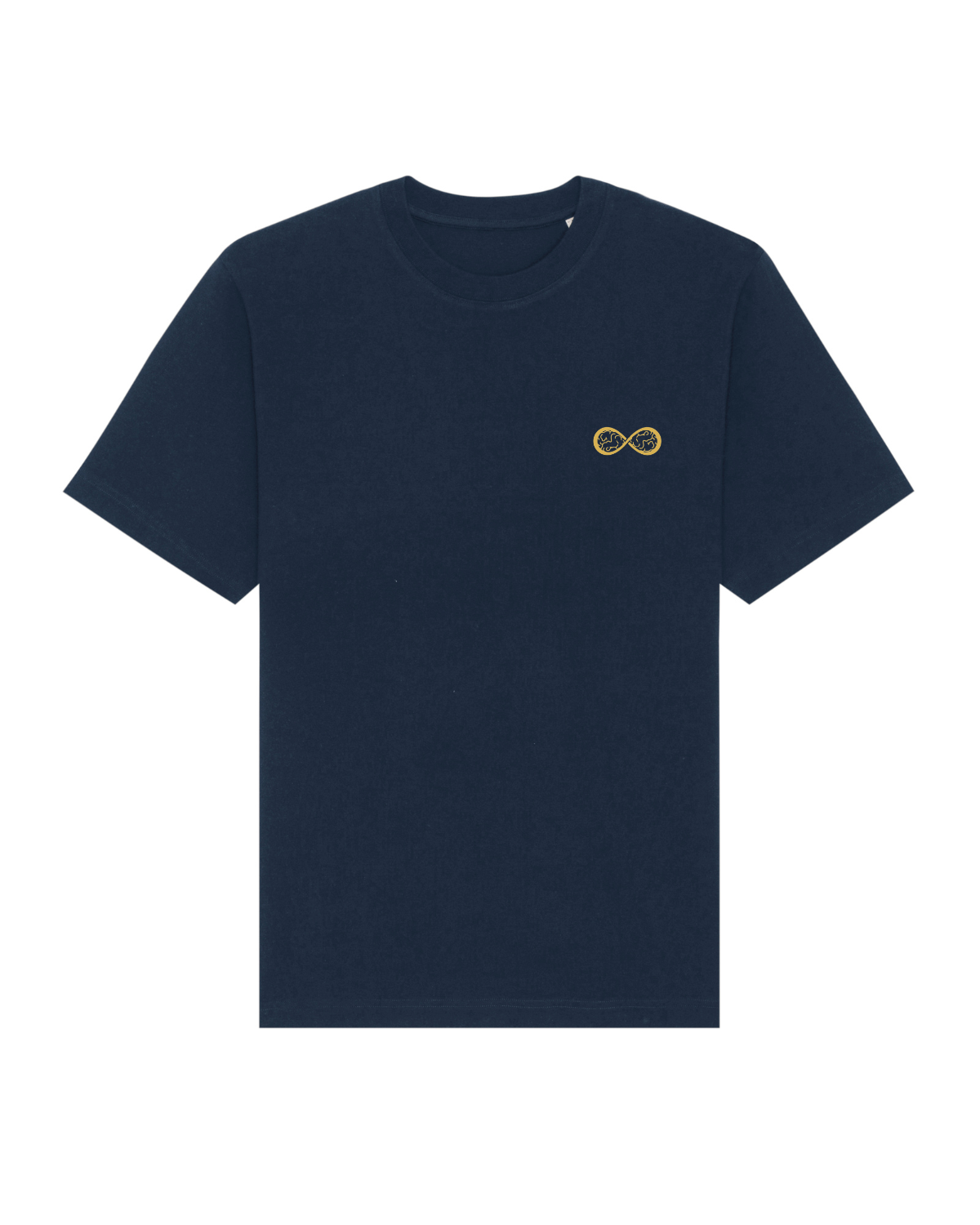 T-shirt unisexe lourd Freestyler Bleu Marine