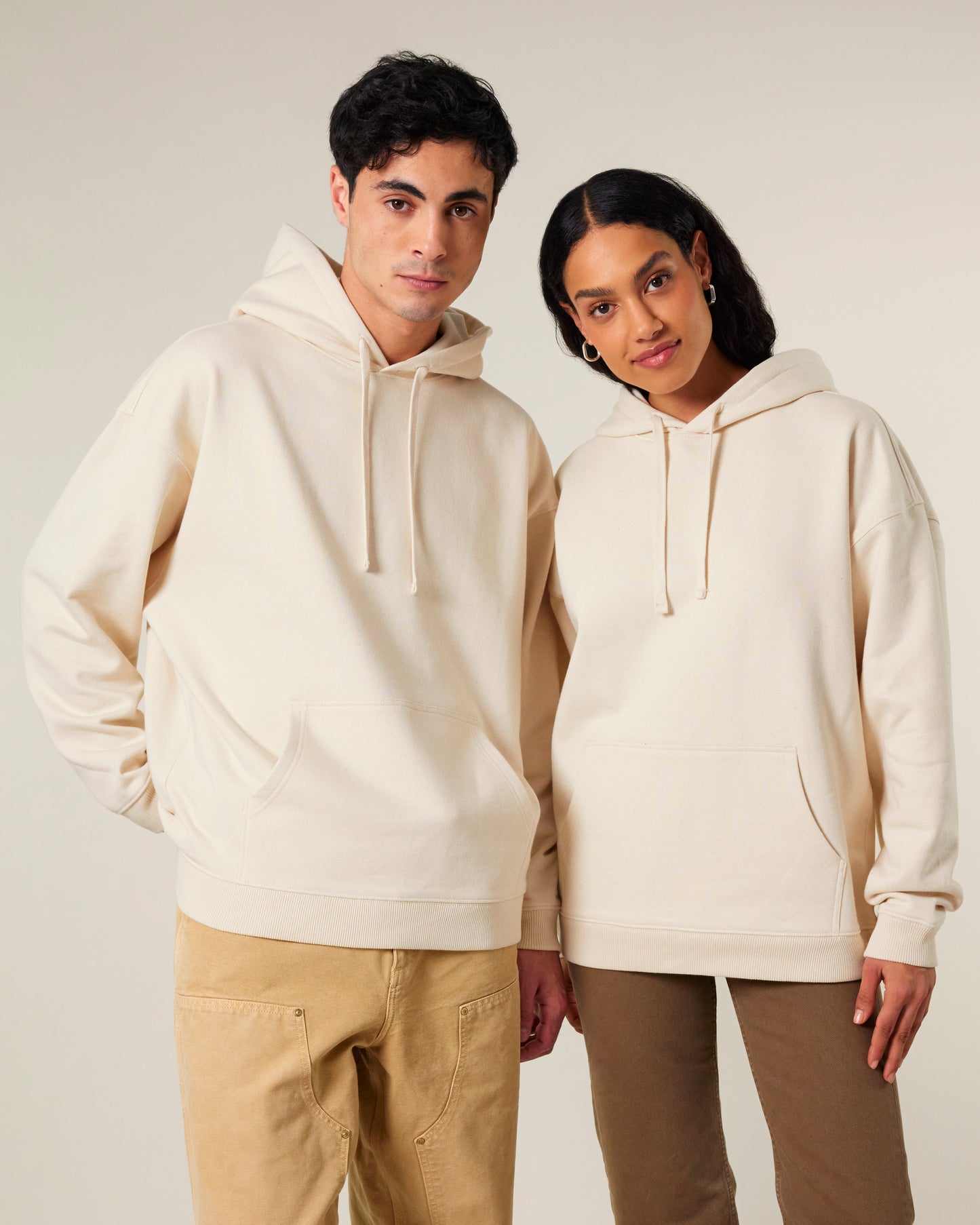 Sweat capuche oversize Slammer 2.0 Blanc naturel