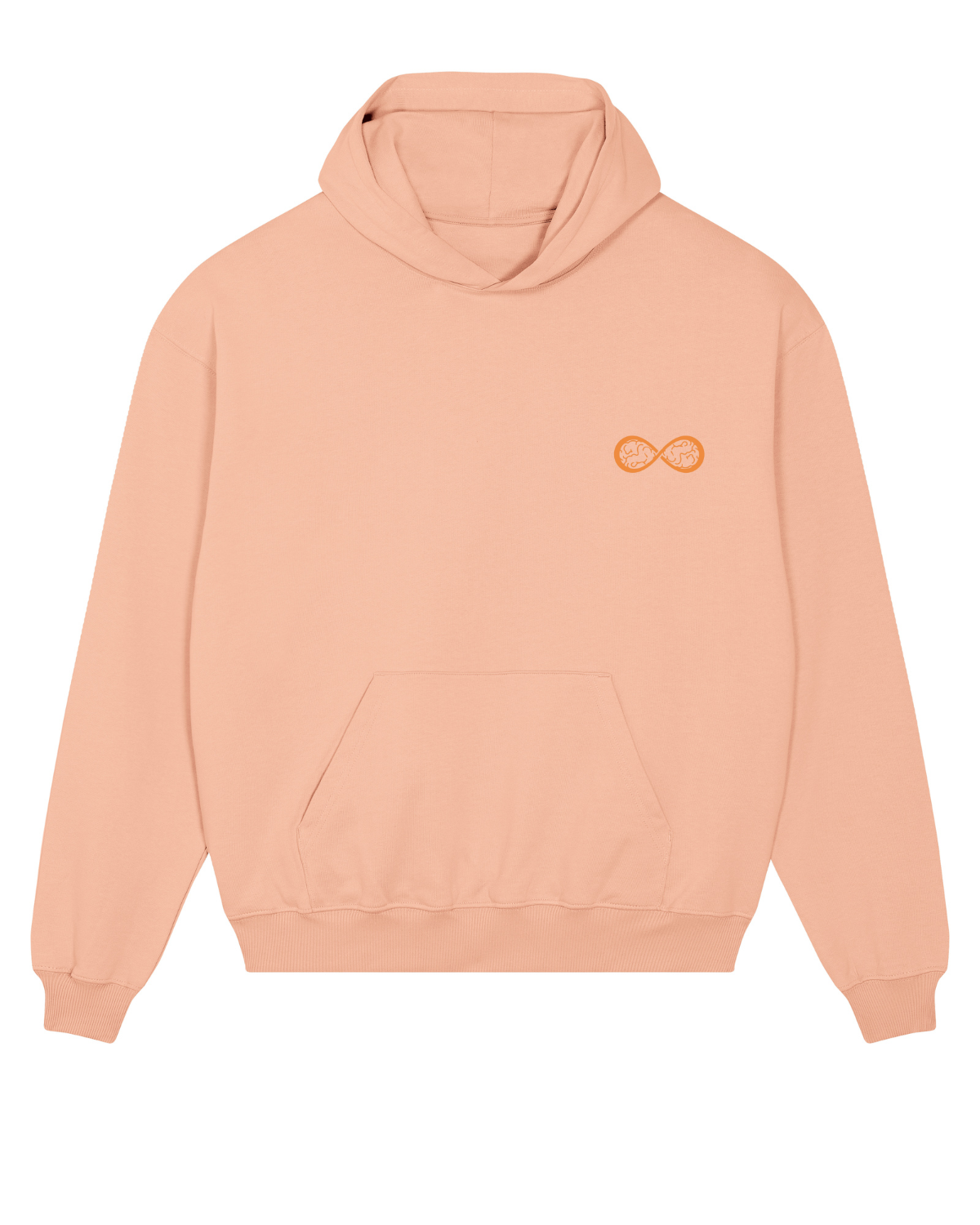 Sweat capuche lourd Cooper Dry Pêche