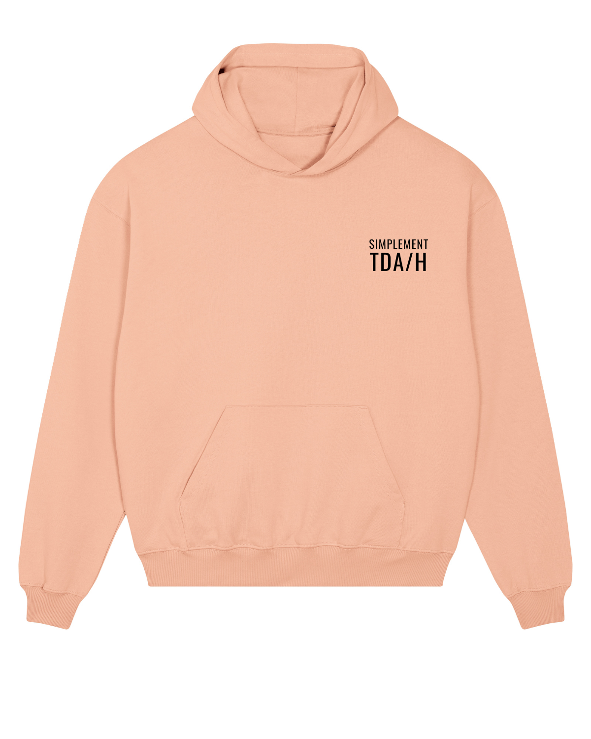Sweat capuche lourd Cooper Dry Pêche