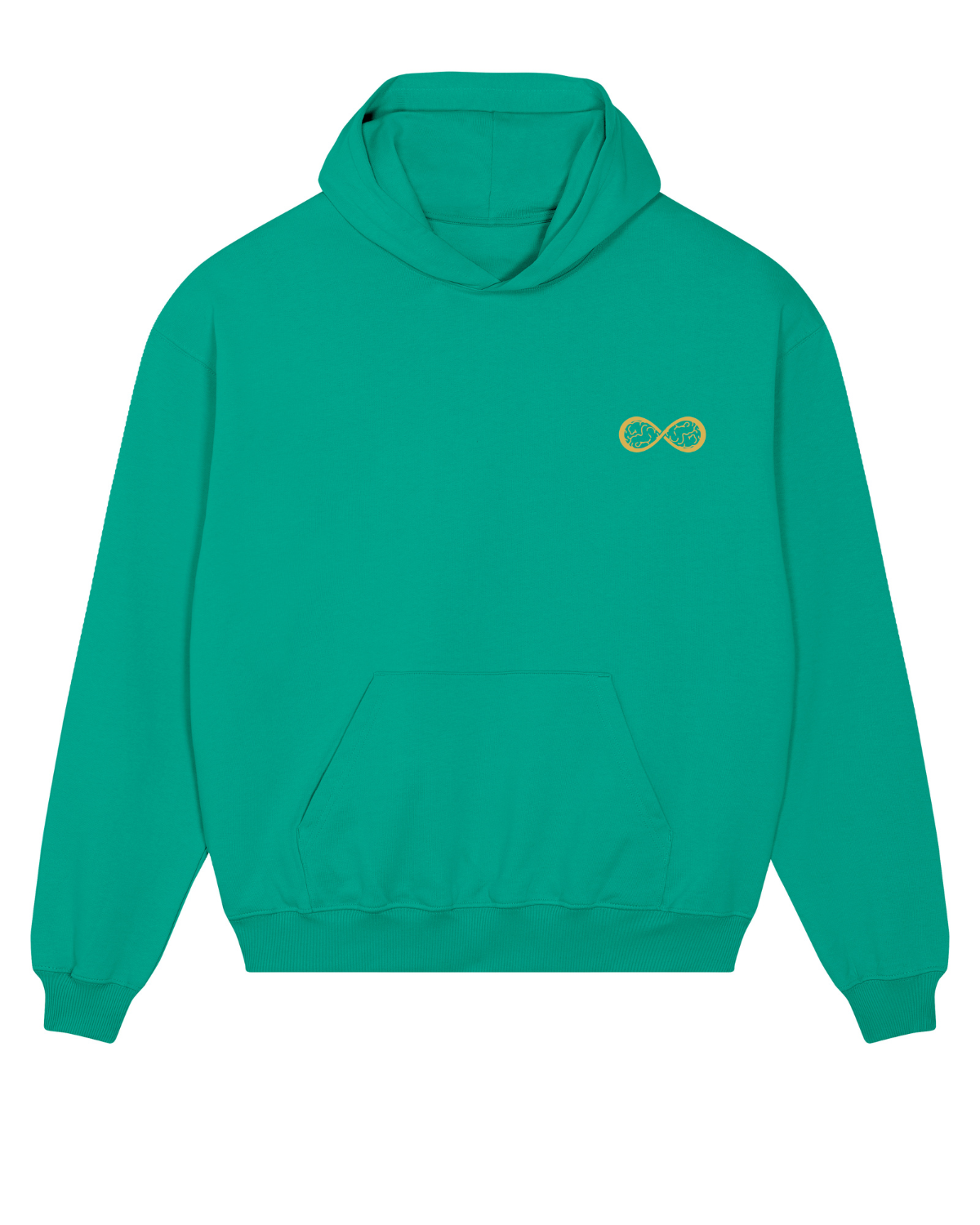 Sweat capuche lourd Cooper Dry Vert Go Green