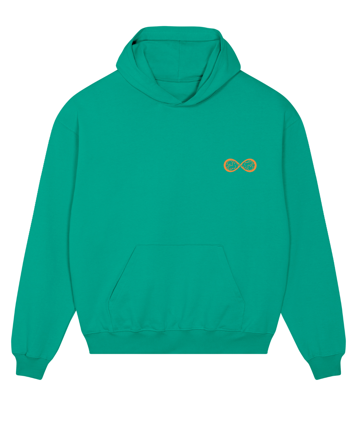 Sweat capuche lourd Cooper Dry Vert Go Green
