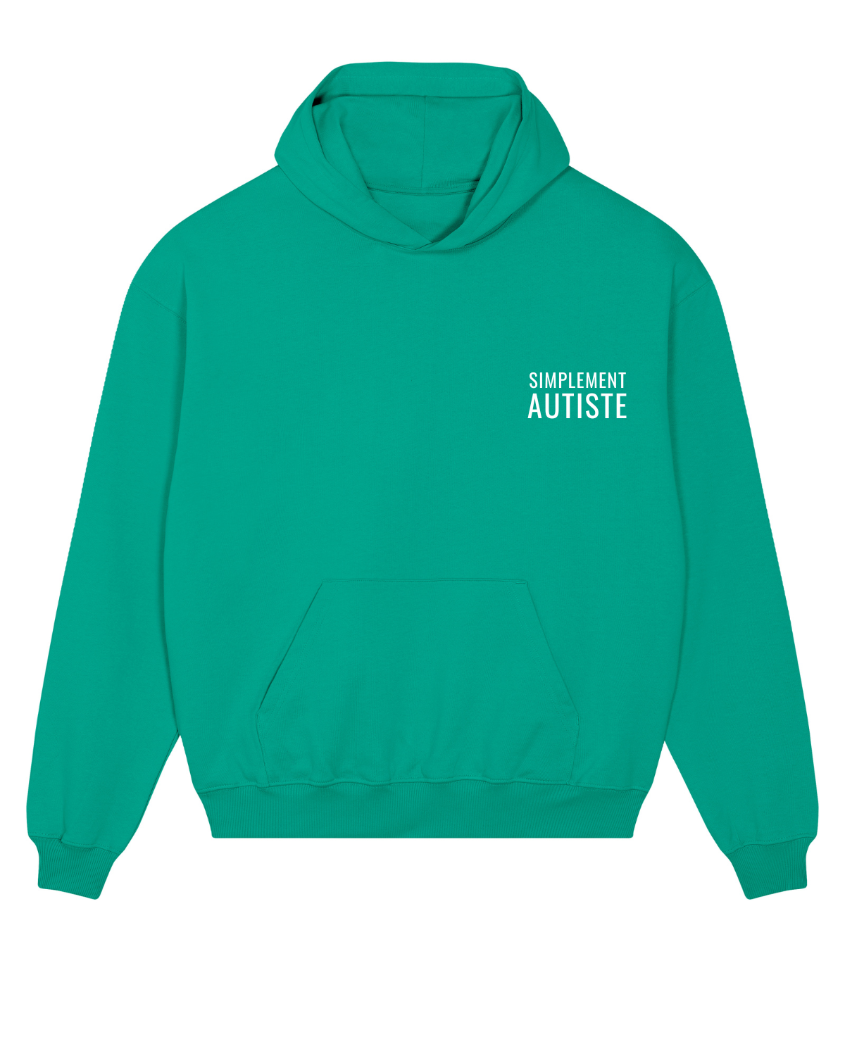 Sweat capuche lourd Cooper Dry Vert Go Green