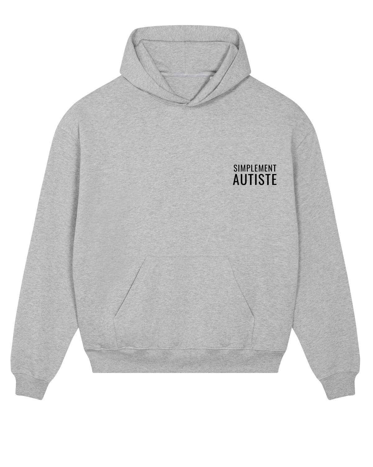 Sweat capuche lourd Cooper Dry Gris chiné