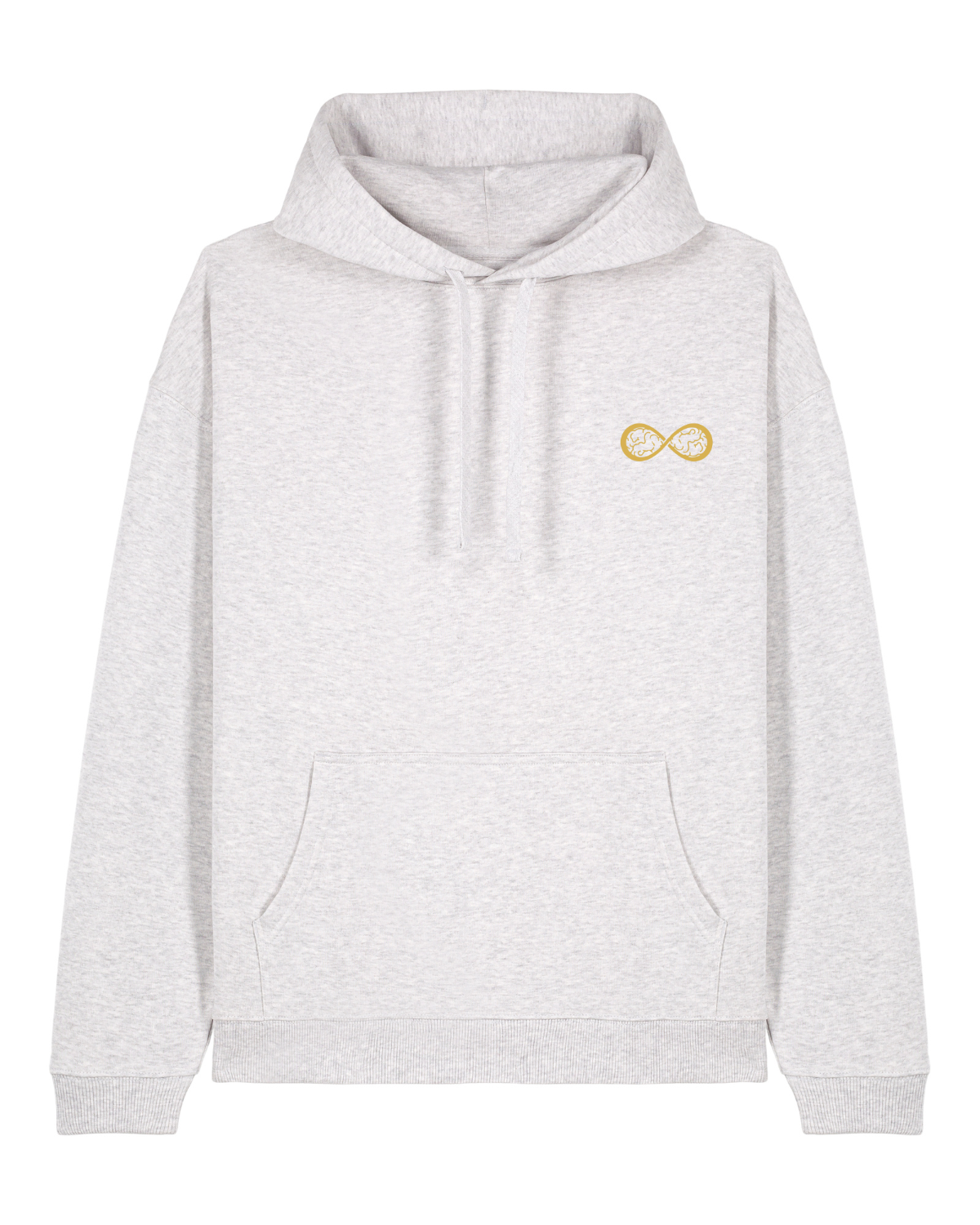Sweat capuche oversize Slammer 2.0 Gris chiné clair