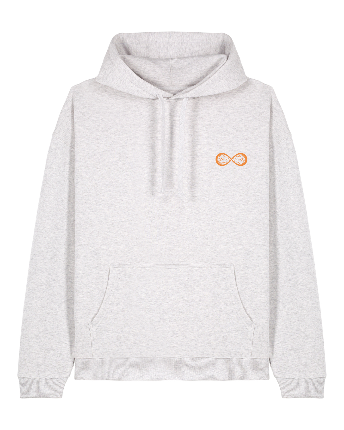 Sweat capuche oversize Slammer 2.0 Gris chiné clair
