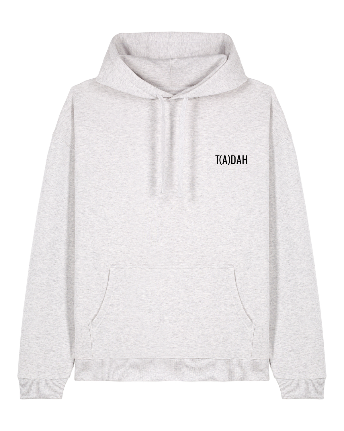 Sweat capuche oversize Slammer 2.0 Gris chiné clair