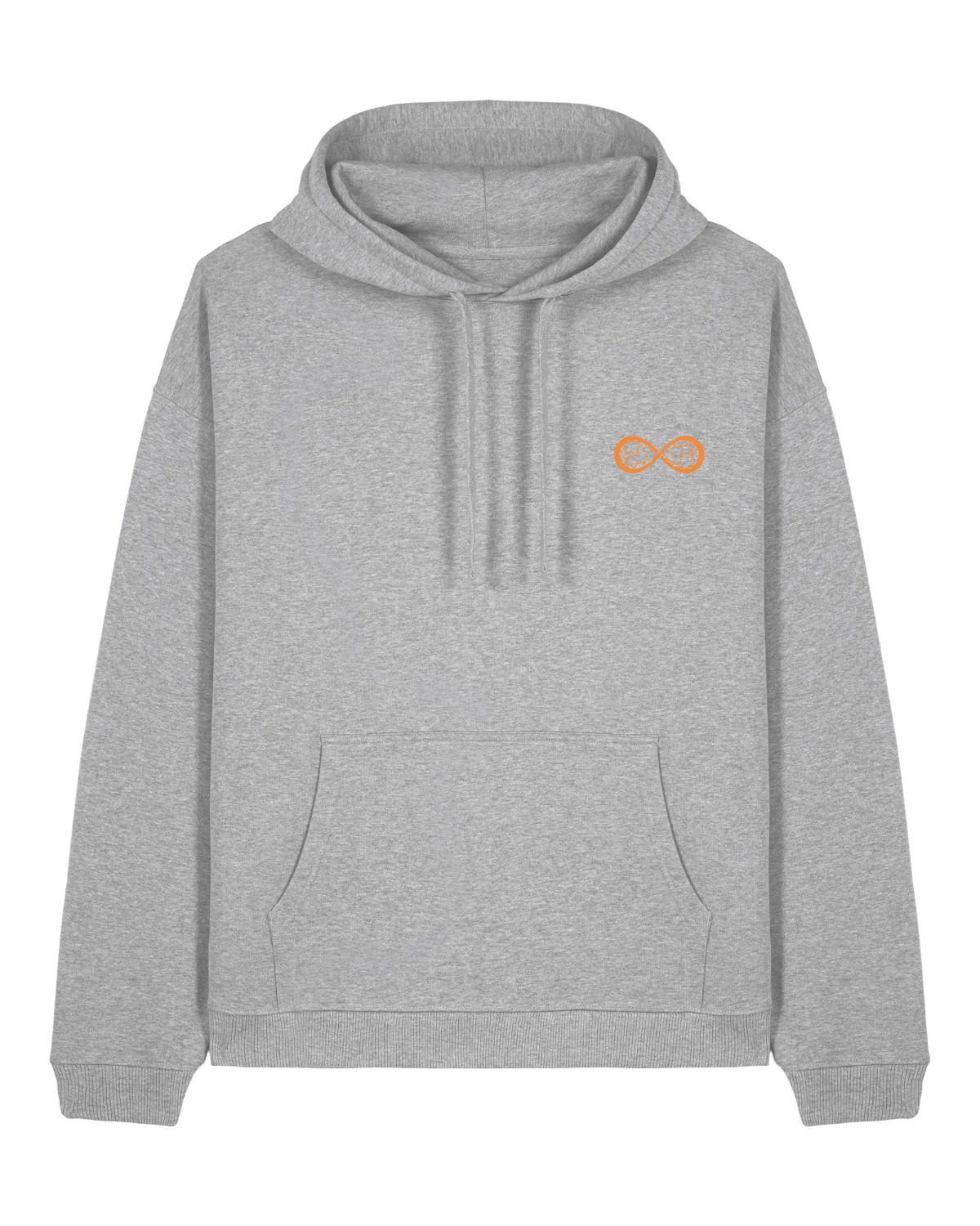 Sweat capuche oversize Slammer 2.0 Gris chiné moyen