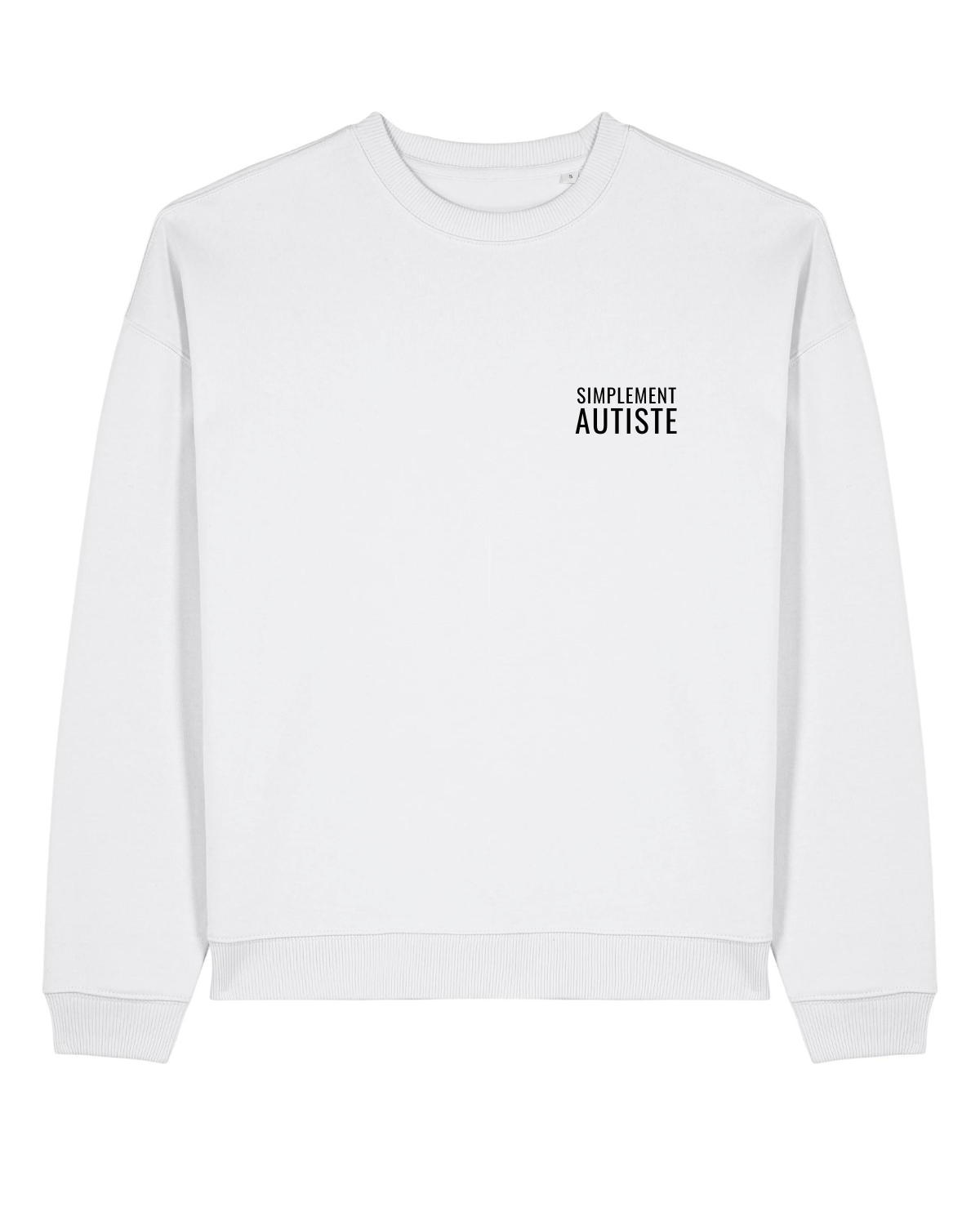 Sweat col rond oversize Radder 2.0 Blanc