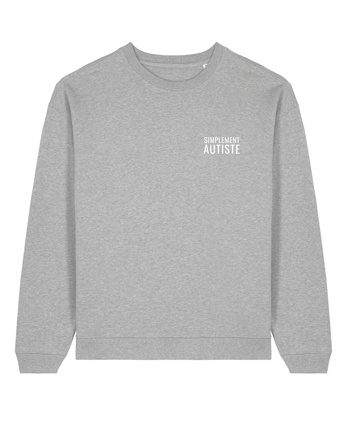 Sweat col rond oversize Radder 2.0 Gris chiné