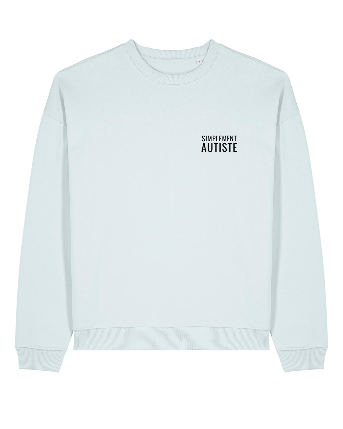 Sweat col rond oversize Radder 2.0 Bleu glace