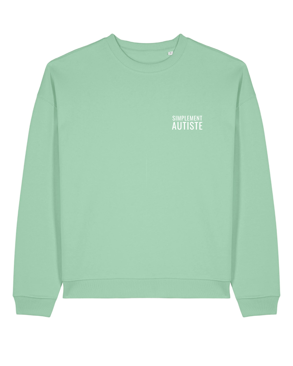 Sweat col rond oversize Radder 2.0 Vert jade
