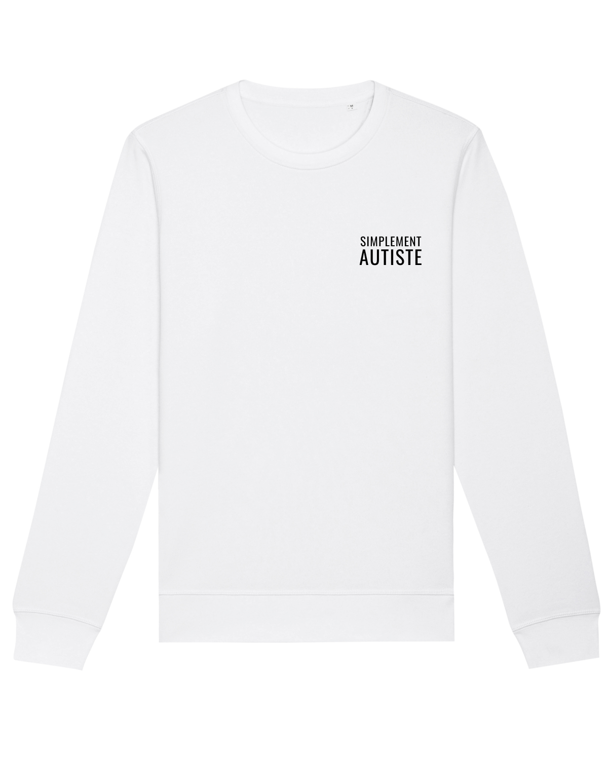 Sweat col rond Roller Blanc