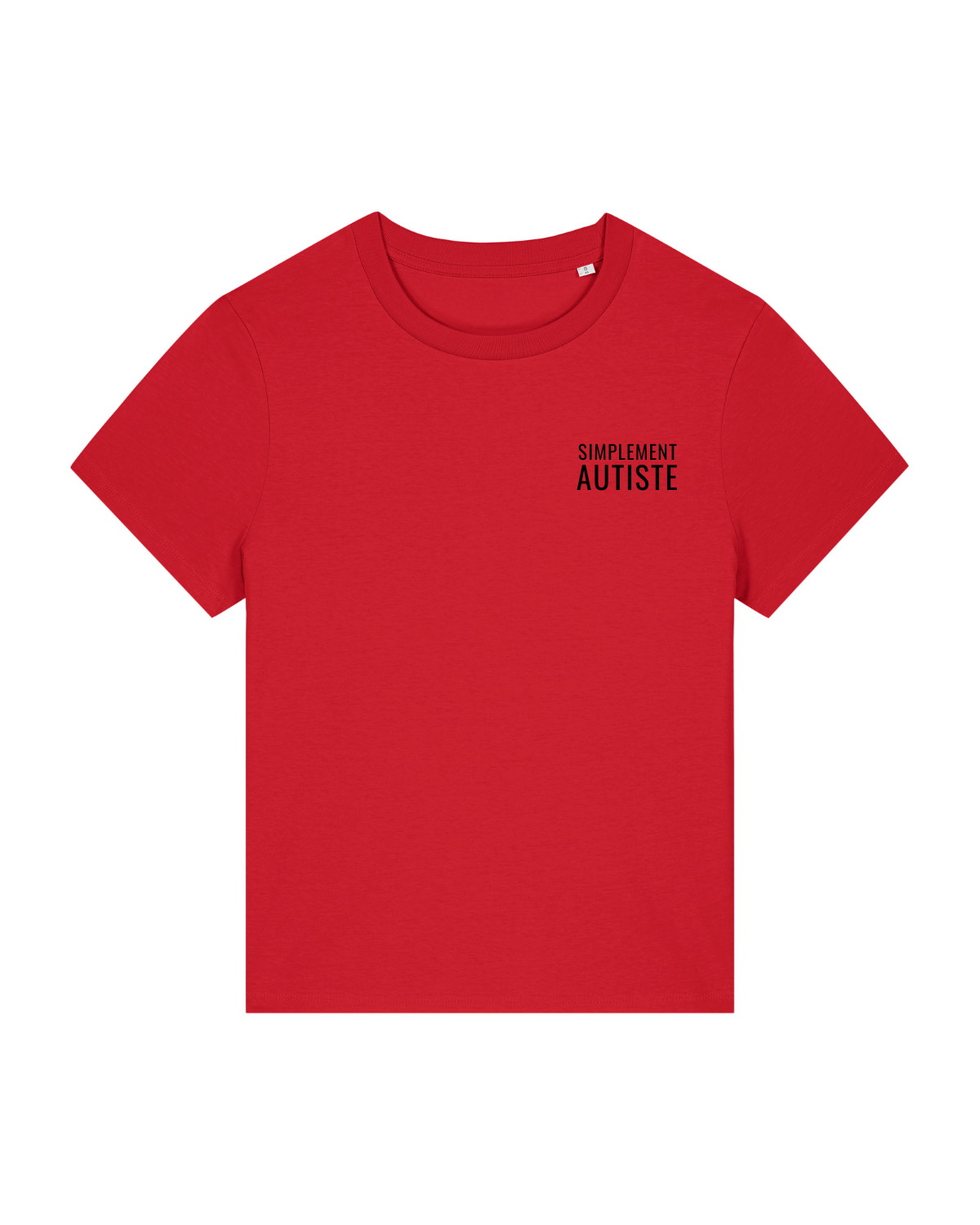 T-shirt femme col rond Stella Muser Rouge