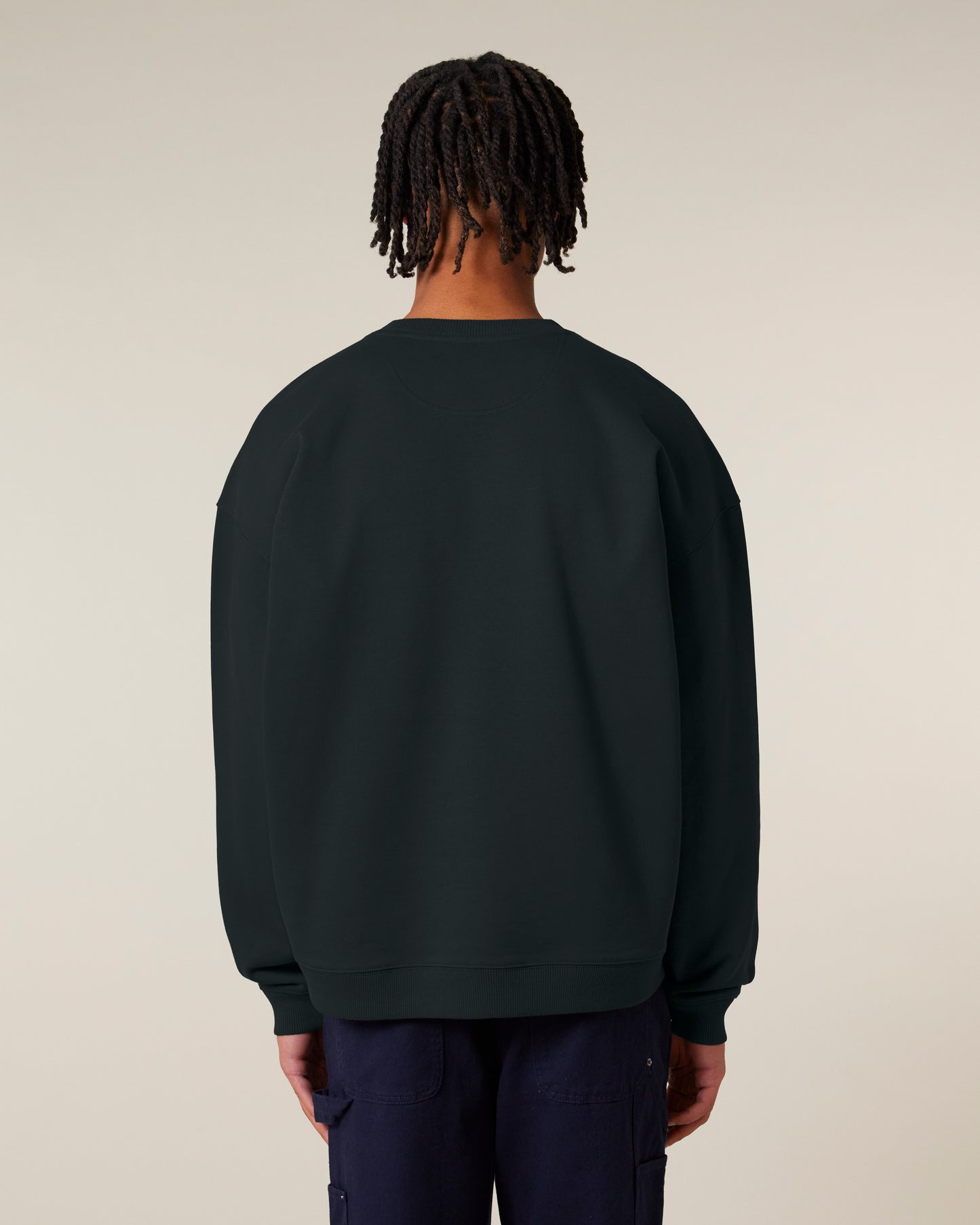 Sweat col rond oversize Radder 2.0 Noir